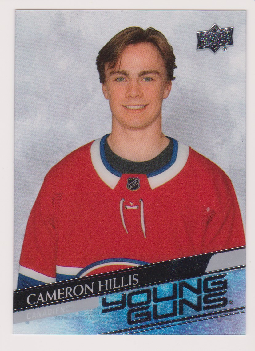 (image for) 2020-21 Upper Deck Clear Cut #705 Cameron Hillis YG RC